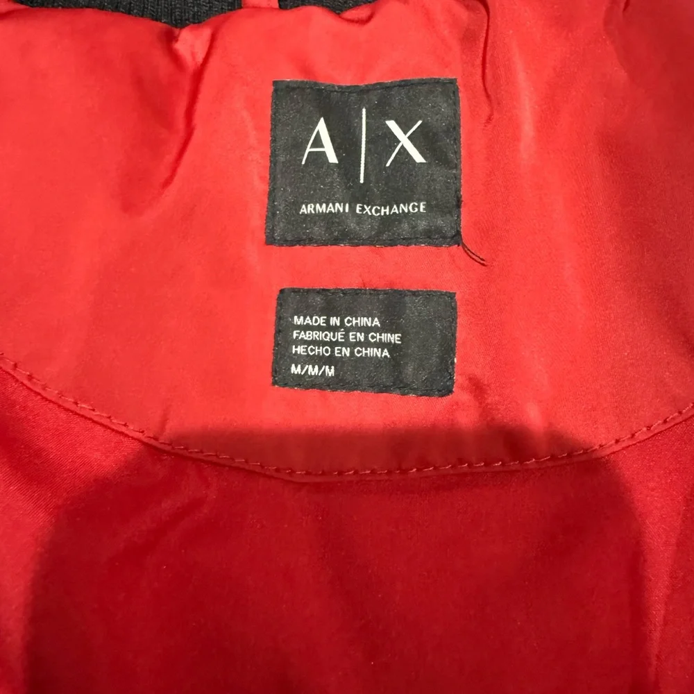 A/x Red Puffer Jacket - Picture 3 of 4